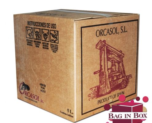 Vino Orcasol P03, Vinos Bag in Box Rioja España